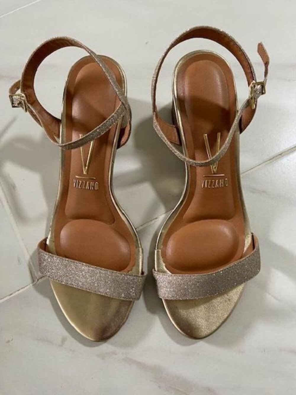Vizzano Gold Sandals Size 8